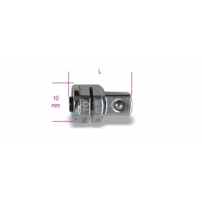 123Q1/4 - Adaptador de desenganche rápido 1/4" para llaves de carraca 10 mm
