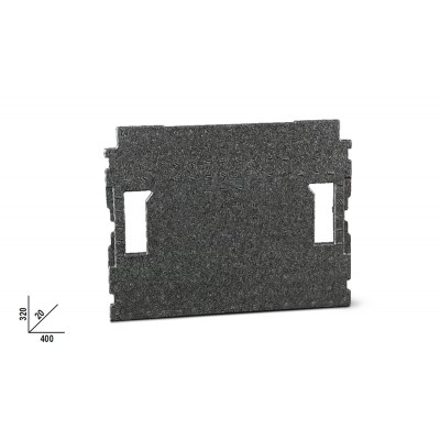 C99PC/T - Juego de 1 termoformado porta-piezas pequeñas COMBO de 4 módulos y 1 rivestimento interno para tapa maletines C99V1 